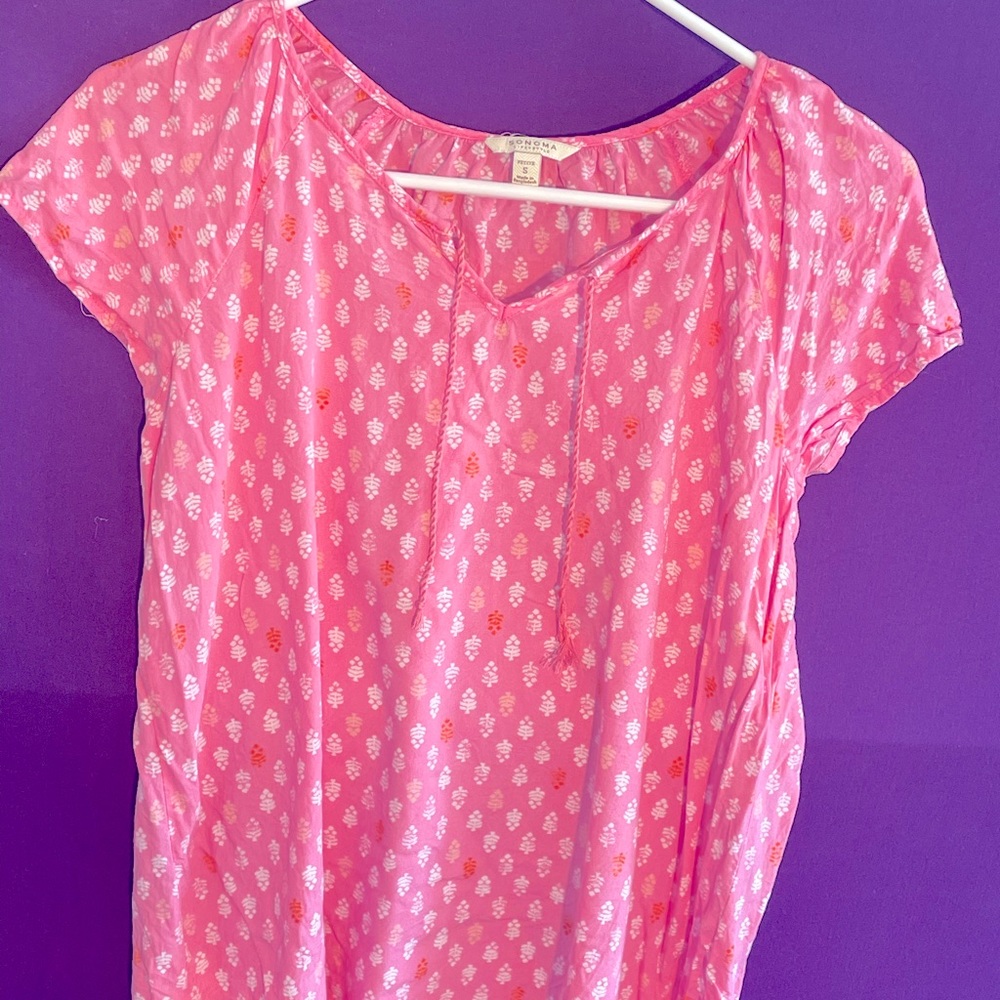 Pink Summer Top